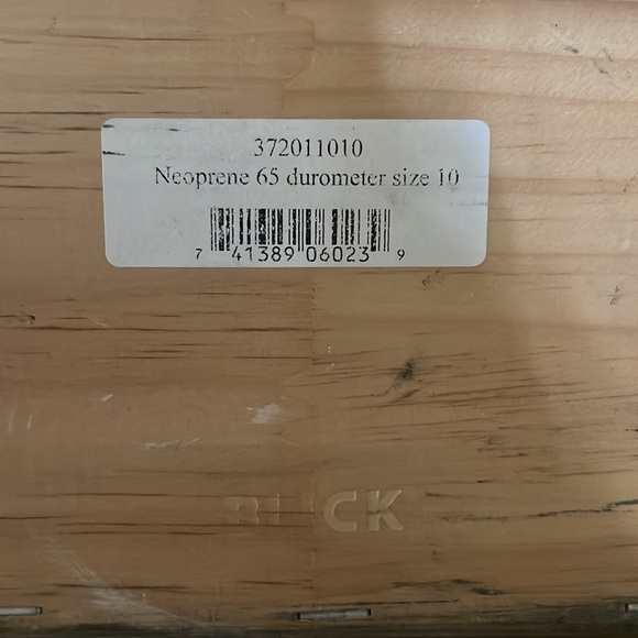 Blick Neoprene 65 durometer size 10 screen print squeegee - Picture 2 of 7